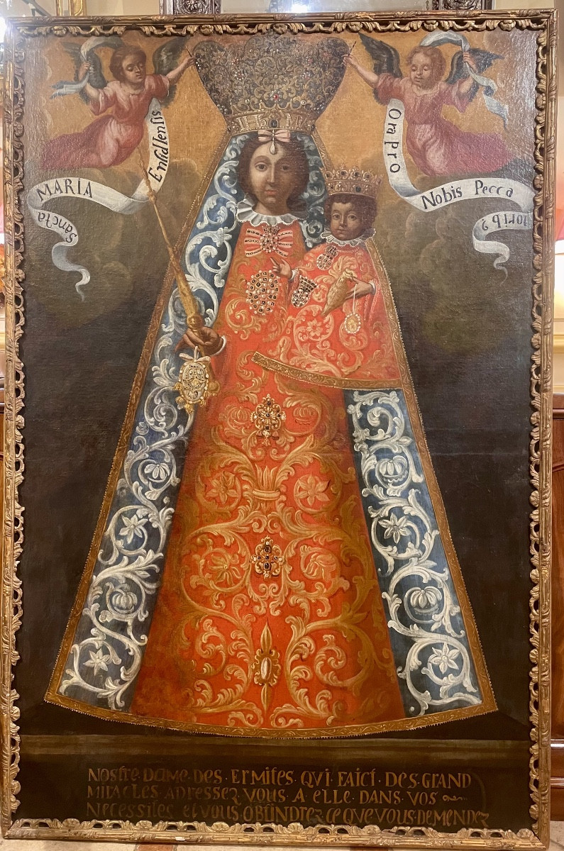 Our Lady Of The Hermits Or Black Virgin Of Einsiedeln