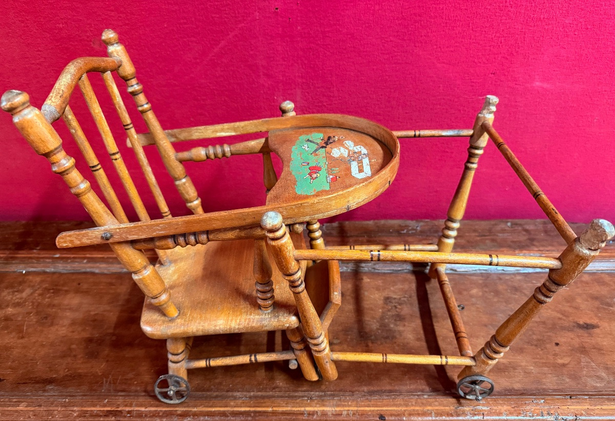 Chaise haute de poupée -photo-3