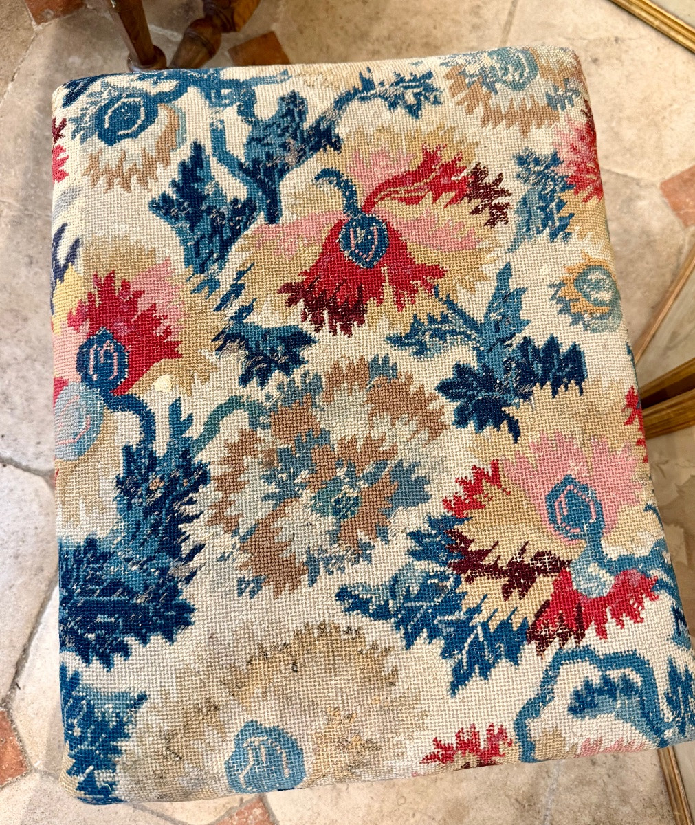 Tabourets Louis XIV (1 paire)-photo-4