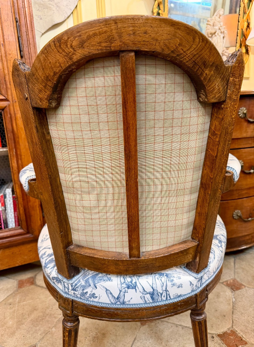 Fauteuils Louis XVI (1 paire)-photo-4