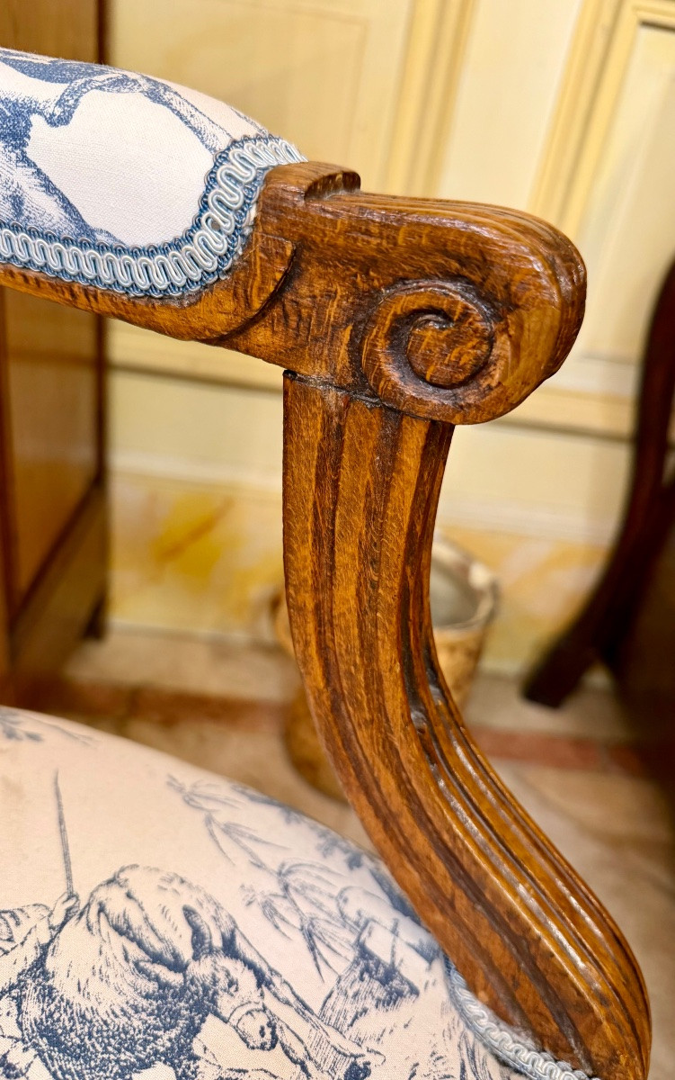 Fauteuils Louis XVI (1 paire)-photo-1