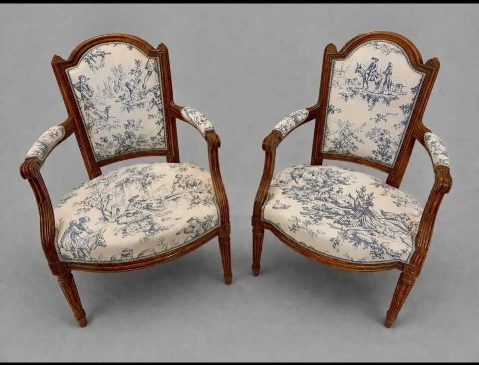 Fauteuils Louis XVI (1 paire)