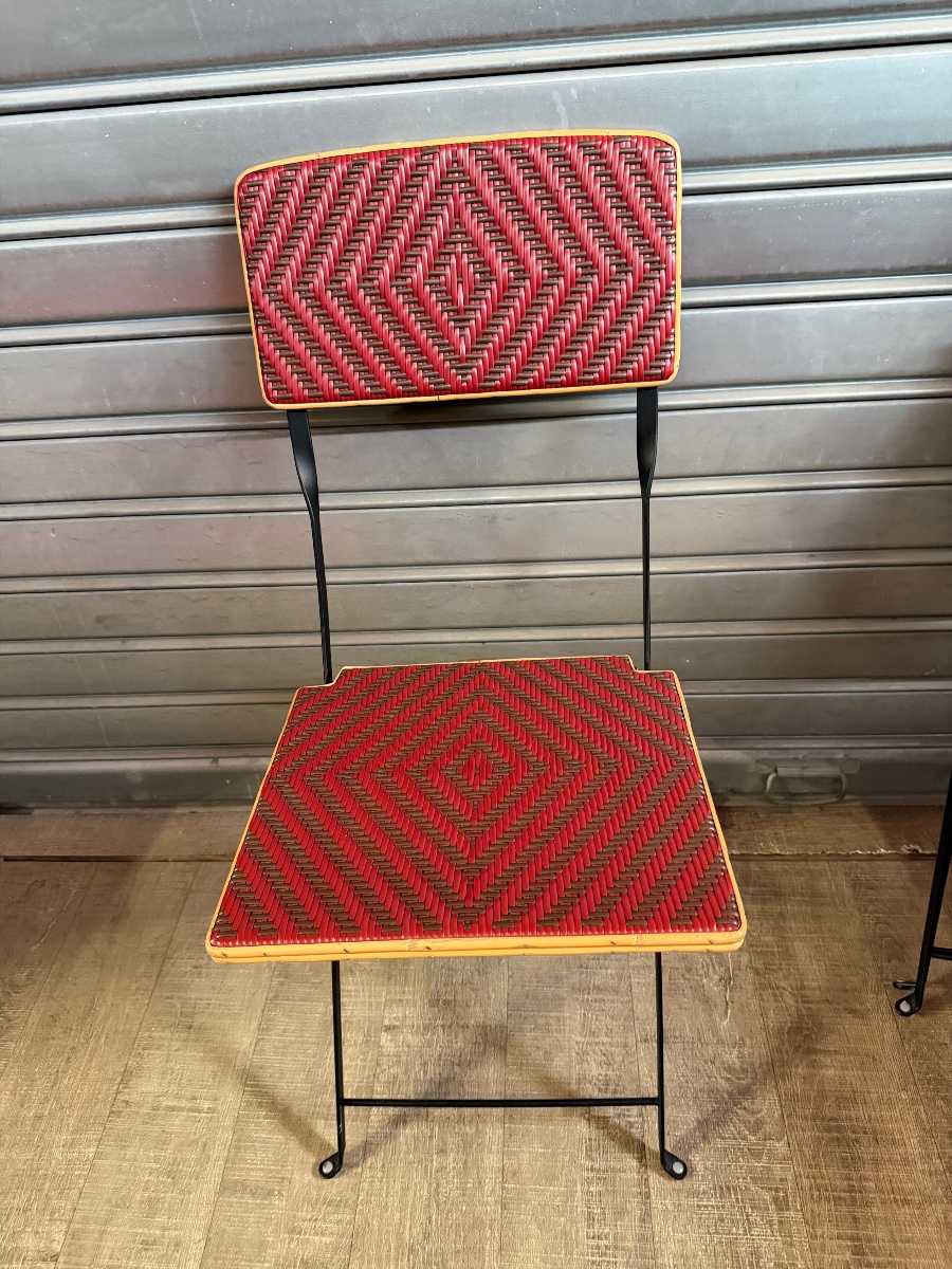 Chaises pliantes tuilerie (1 paires)-photo-3