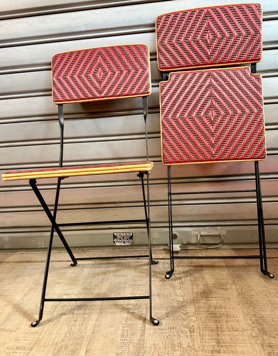 Chaises pliantes tuilerie (1 paires)