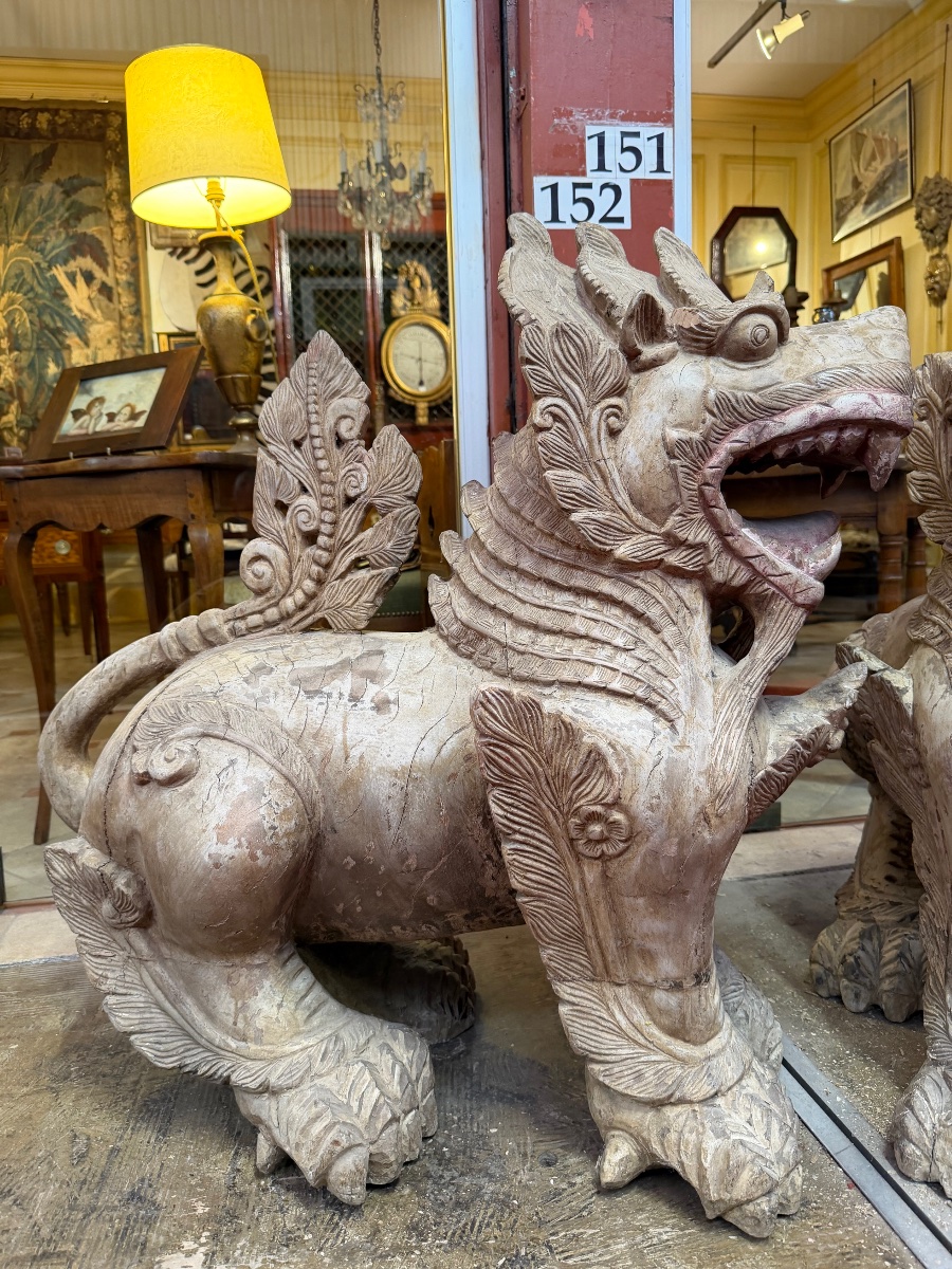 Chiens de Fô chinois (1 paire)-photo-4