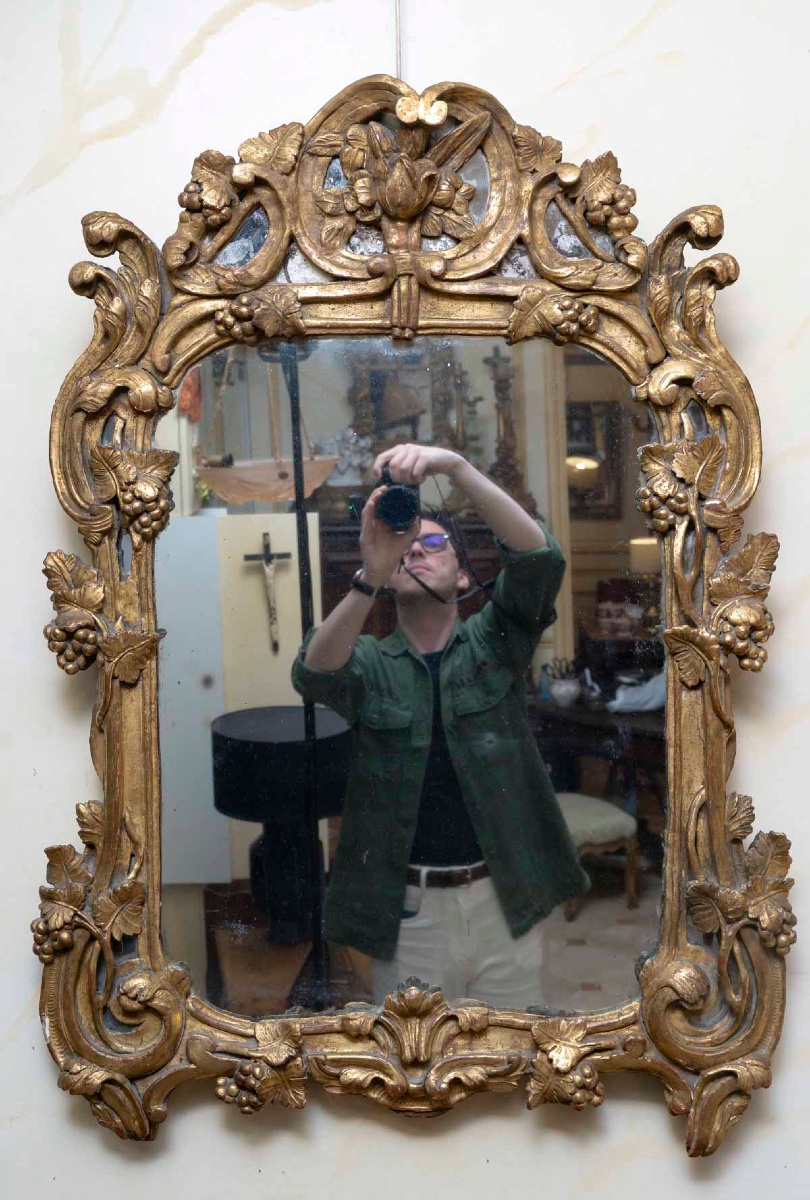 Louis XV Rocaille Mirror -photo-3
