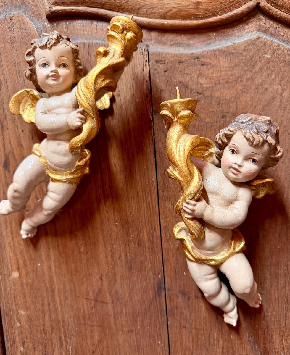 Angels Carrying Torches (1 Pair )
