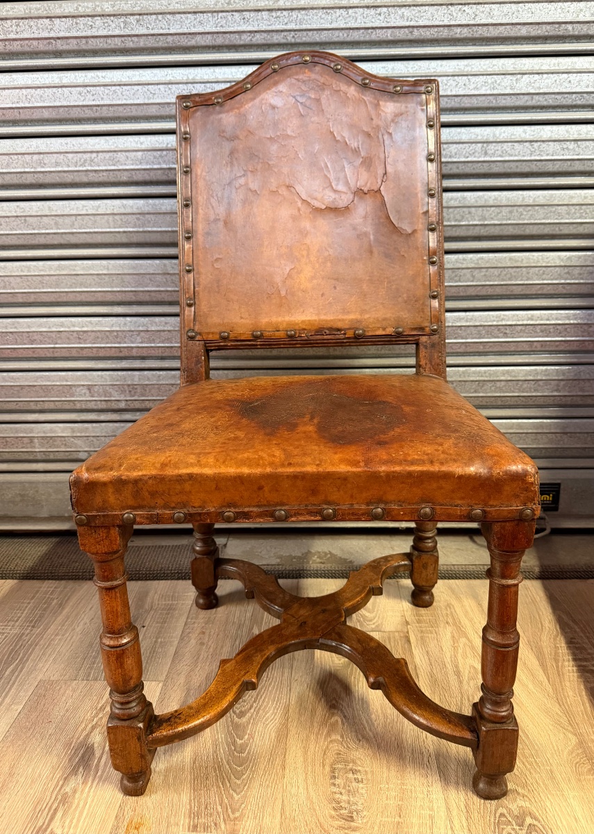 Louis XIV Chairs (1 Pair)-photo-2