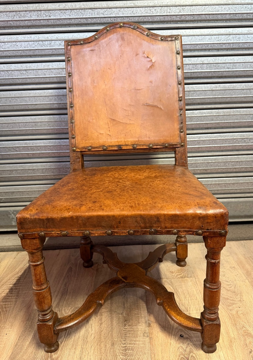 Louis XIV Chairs (1 Pair)-photo-3