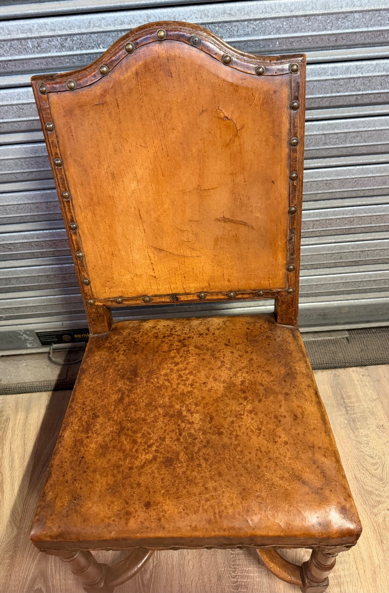 Louis XIV Chairs (1 Pair)-photo-2