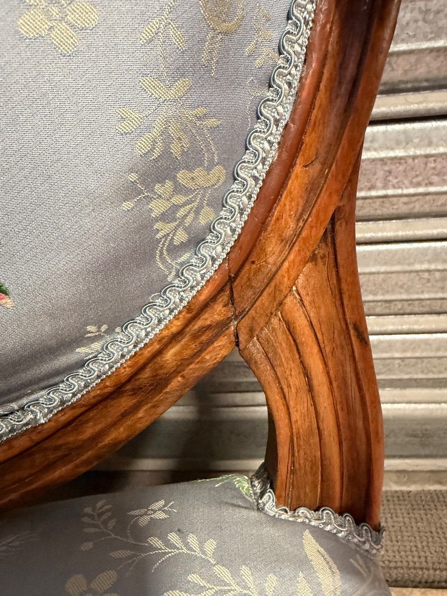 Fauteuils transition louis XV louis XVI -photo-3