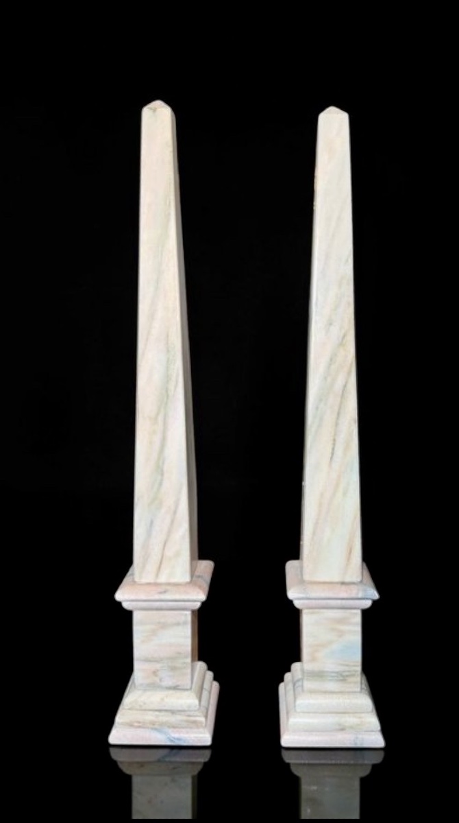 Marble Obelisks (1 Pair)-photo-3