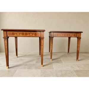 Tables basses Louis XVI (1 paire)