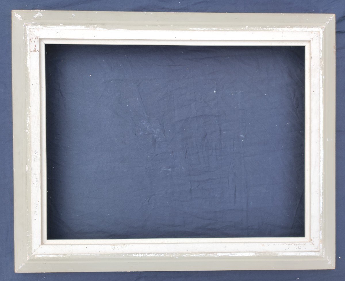 Montparnasse Frame 12p Rabbet 61 Cm X 46 Cm Golden Patina-photo-6