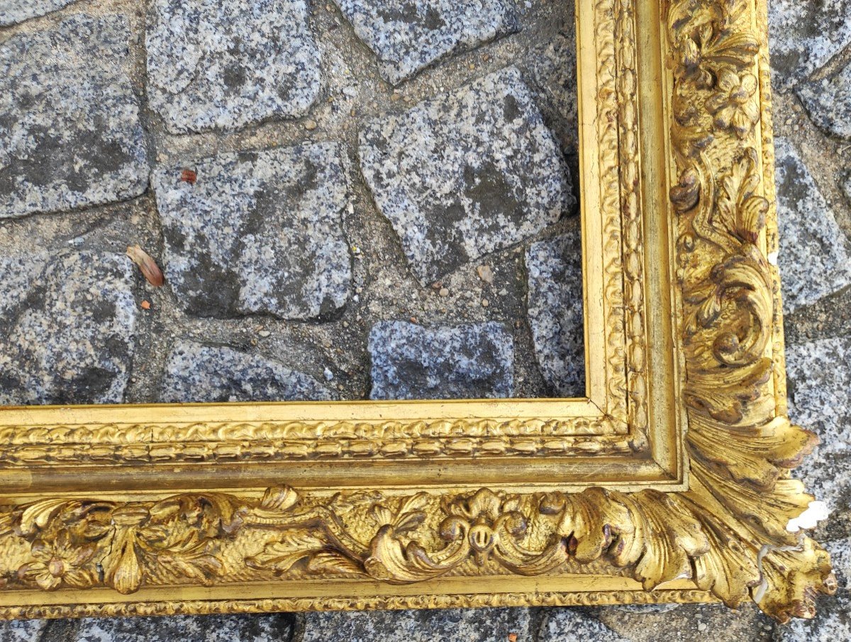 Old Frame 6f Montparnasse Wood Stucco Golden Rebate 41 Cm X 33 Cm-photo-4