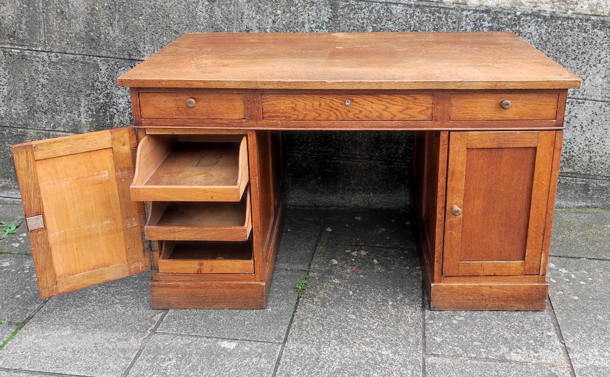 Administrative Office 1950s Solid Wood Drawer Units-photo-2