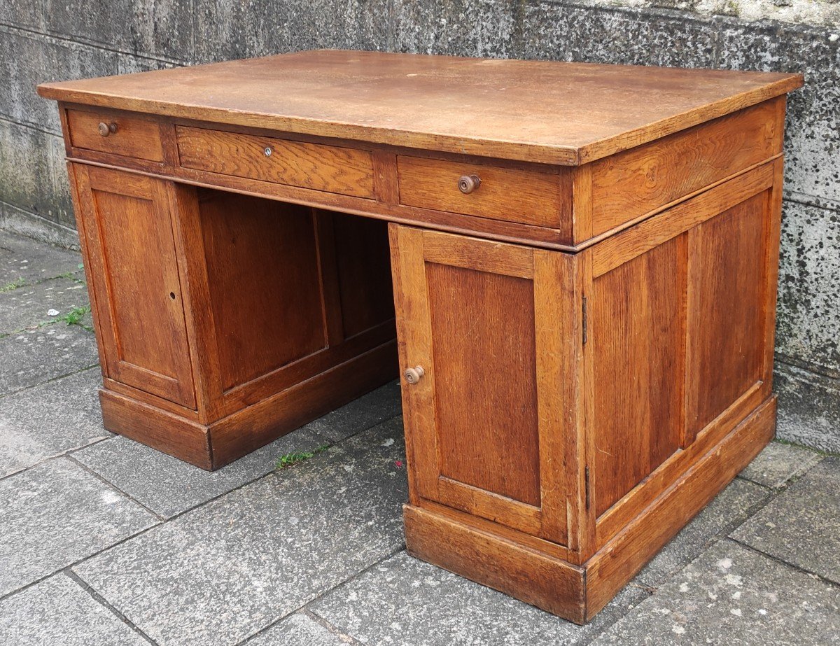 Administrative Office 1950s Solid Wood Drawer Units-photo-1