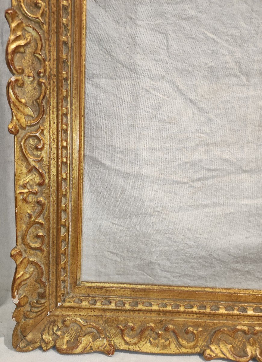 Montparnasse Frame Rabbet 55 Cm X 50 Cm Gilded Wood-photo-1
