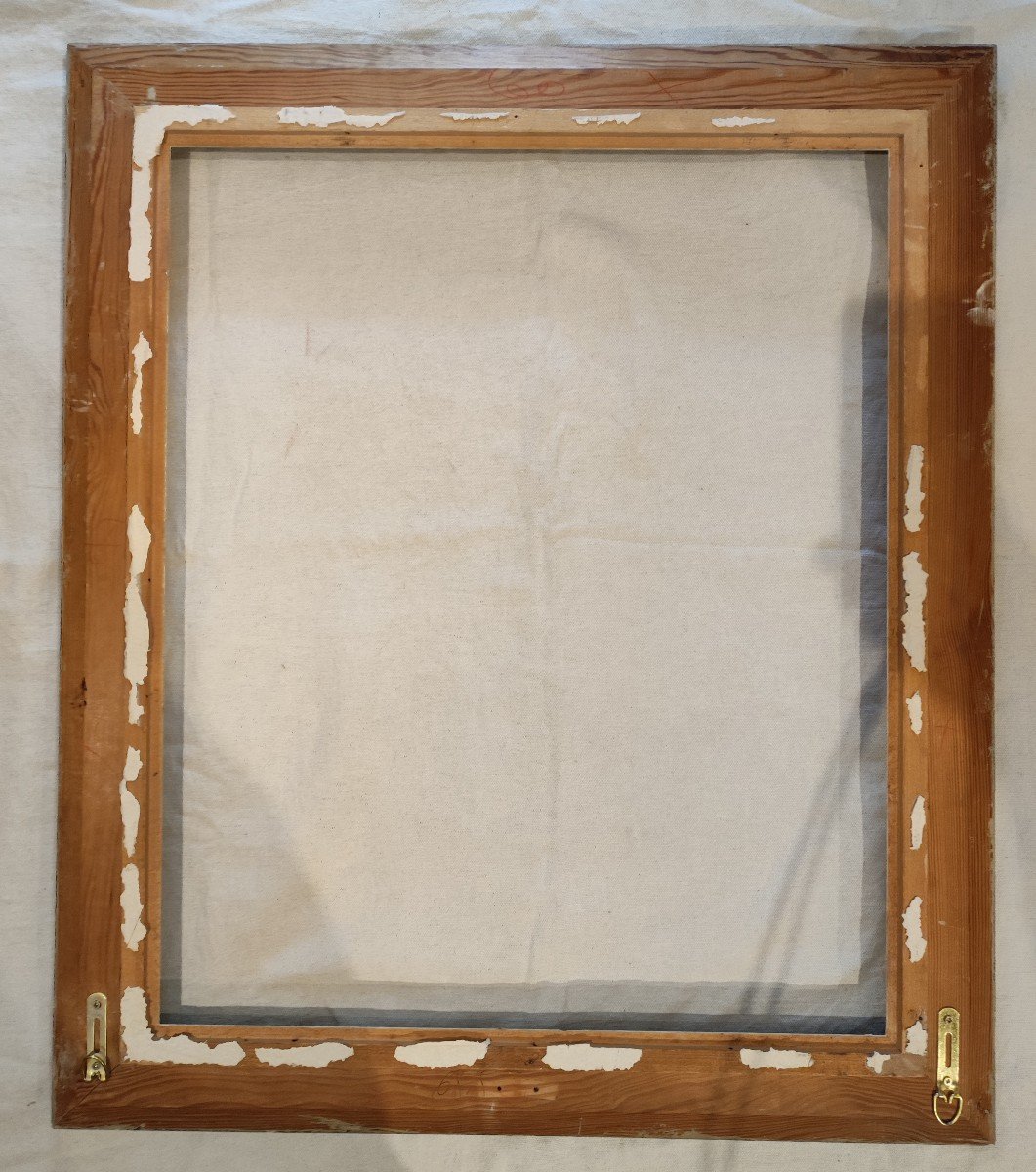Cadre Montparnasse Format 20f Feuillure 73 Cm X 60 Cm-photo-2