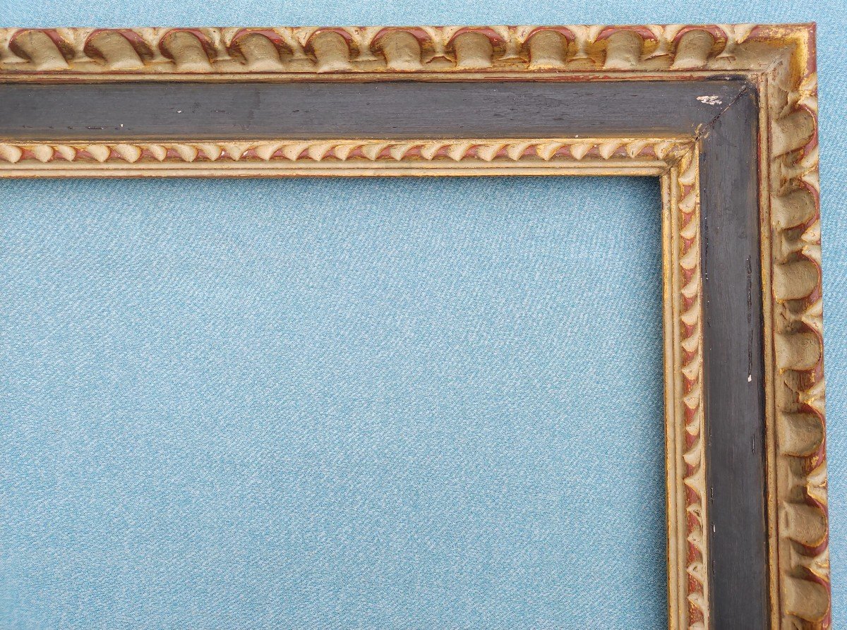 Montparnasse Style Frame Carved Wood Rebate 38 Cm X 27 Cm -photo-3