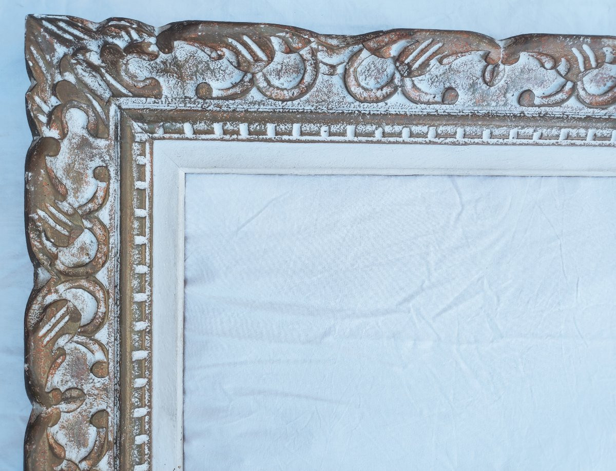 8p Montparnasse Frame With Patina, Rabbet, 46 Cm X 33 Cm -photo-4