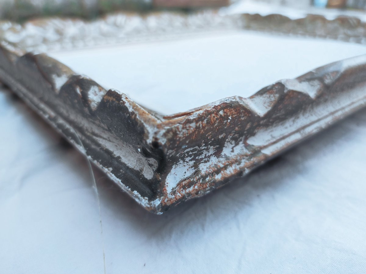 8p Montparnasse Frame With Patina, Rabbet, 46 Cm X 33 Cm -photo-3
