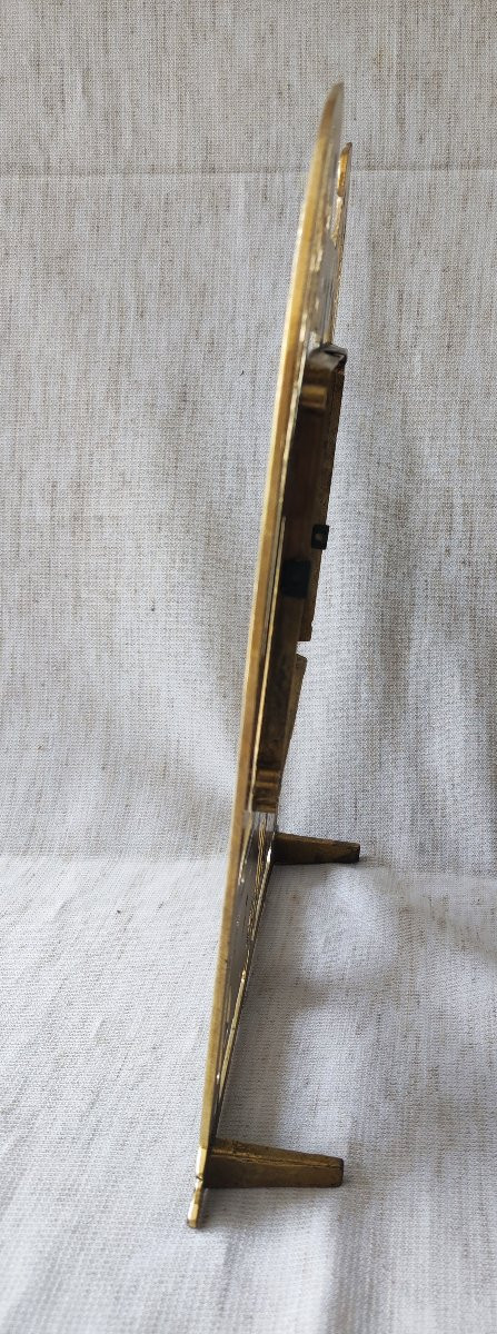 Metropolitan Gilded Brass Art Nouveau Frame, 15 Cm X 12 Cm Rebate -photo-3