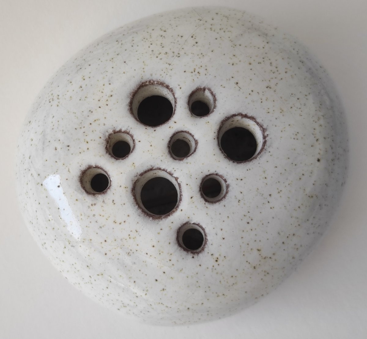 Miniature Ceramic Vase Signed By Jean Fradin-photo-2