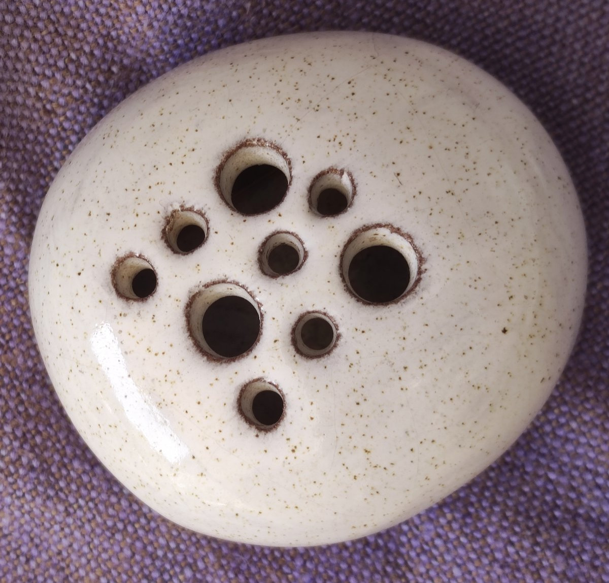 Miniature Ceramic Vase Signed By Jean Fradin-photo-4