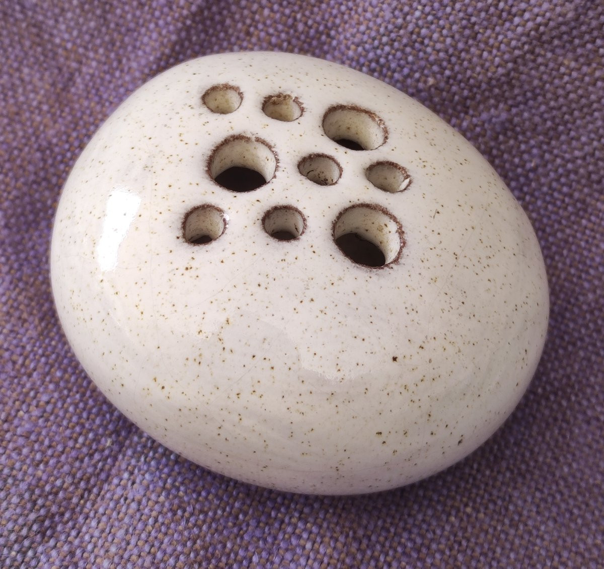 Miniature Ceramic Vase Signed By Jean Fradin-photo-3