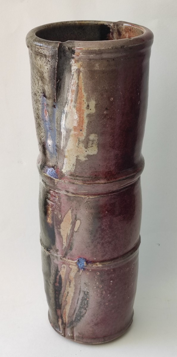Catherine Gould Ceramic Scroll Vase