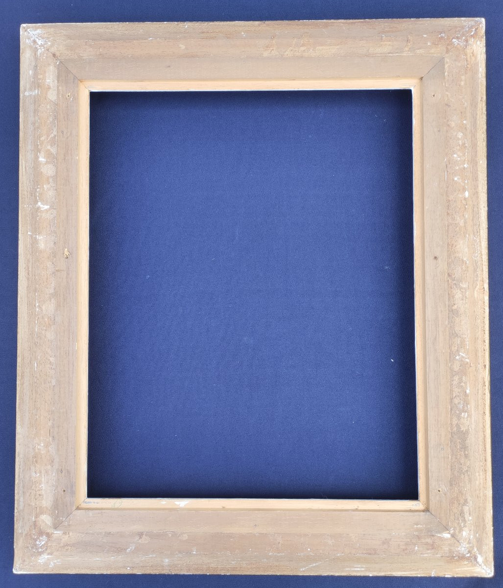 Cadre 6F Montparnasse bois sculpté patiné feuillure 41 cm x 33 cm -photo-4