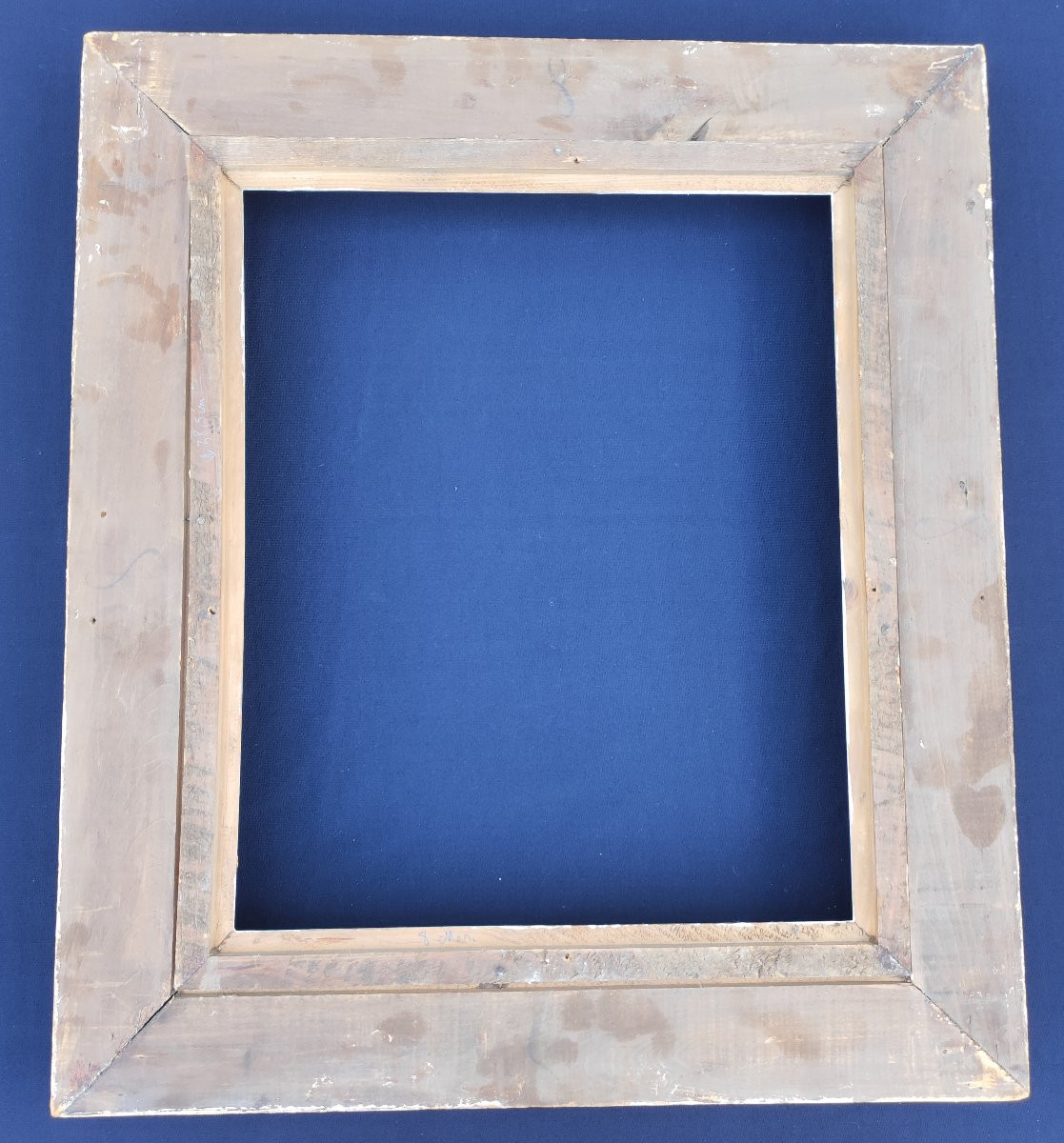 cadre 8F Monptanasse bois sculpté patiné feuillure 46 cm x 38 cm -photo-5