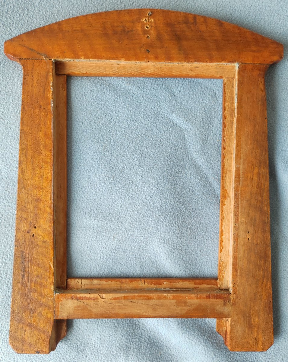 Antique Art Nouveau Rebated Frame 23 Cm X 18 Cm-photo-3