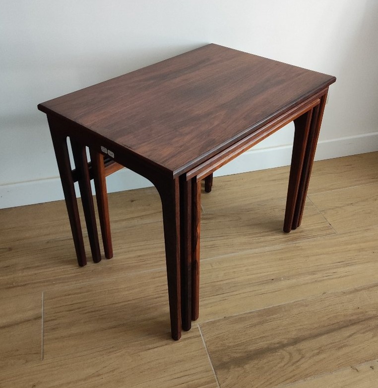 Ensemble de table gigogne scandinave-photo-2
