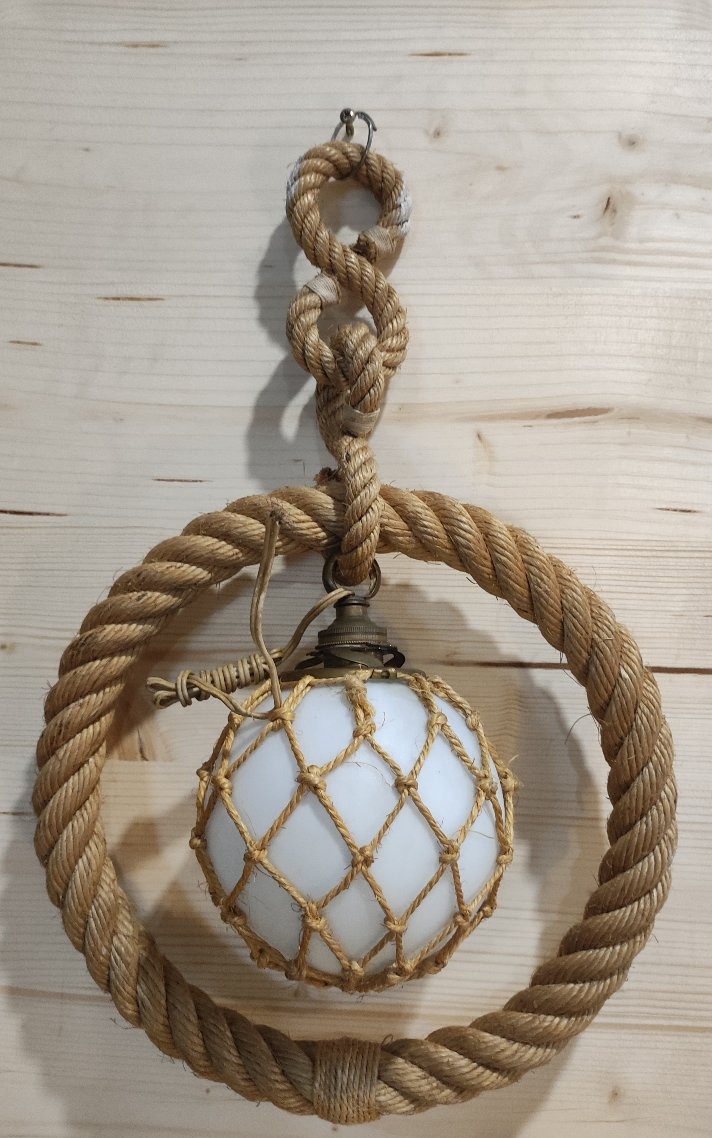 Lustre cordage Audoux Minet -photo-2