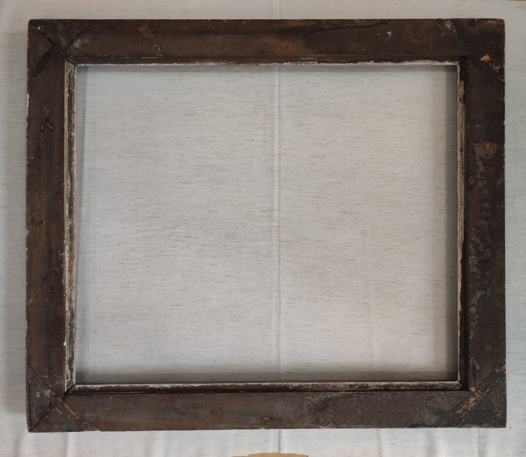 Montparnasse Wooden Frame, Carved With A Patina Finish, Rebated, 70 Cm X 58 Cm-photo-4