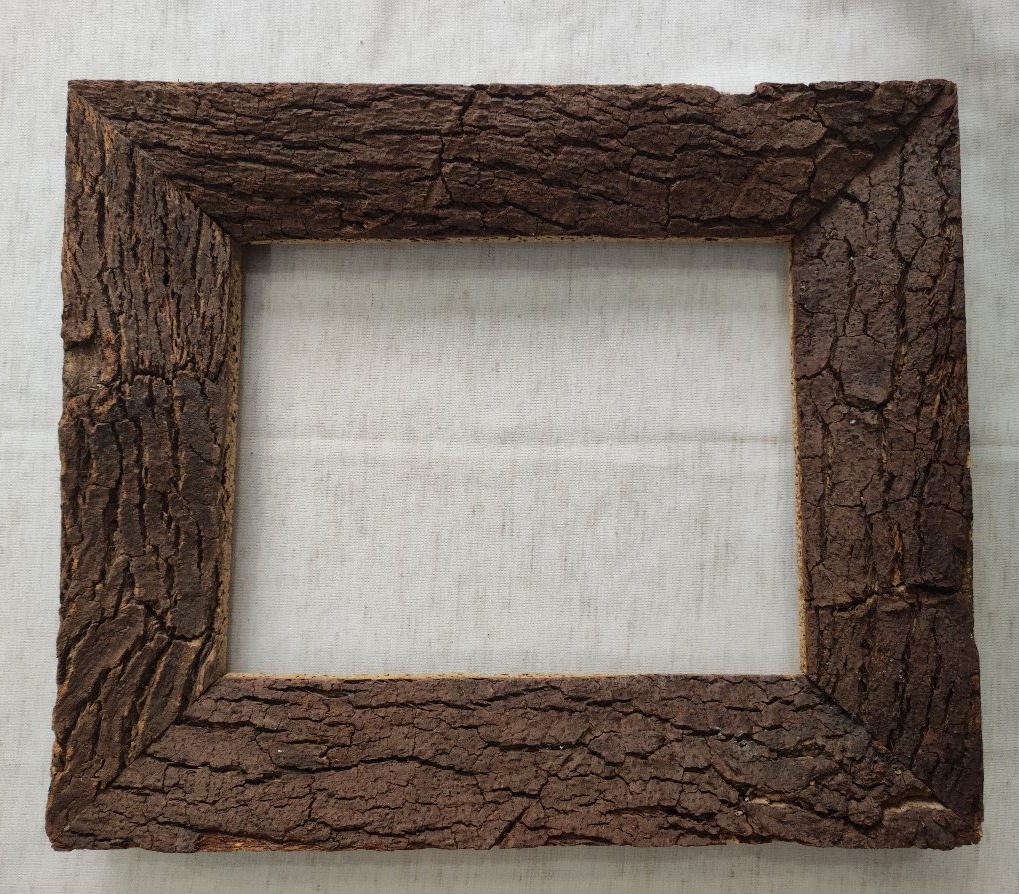 Cadre art populaire liège feuillure 35 cm x 27 cm format 5F