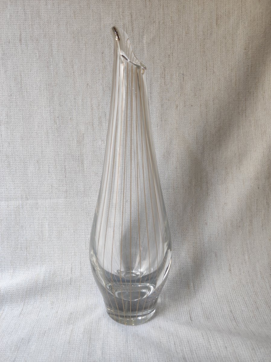 "strikt" Vase By Bengt Orup For Johansford Glasbruk -photo-4
