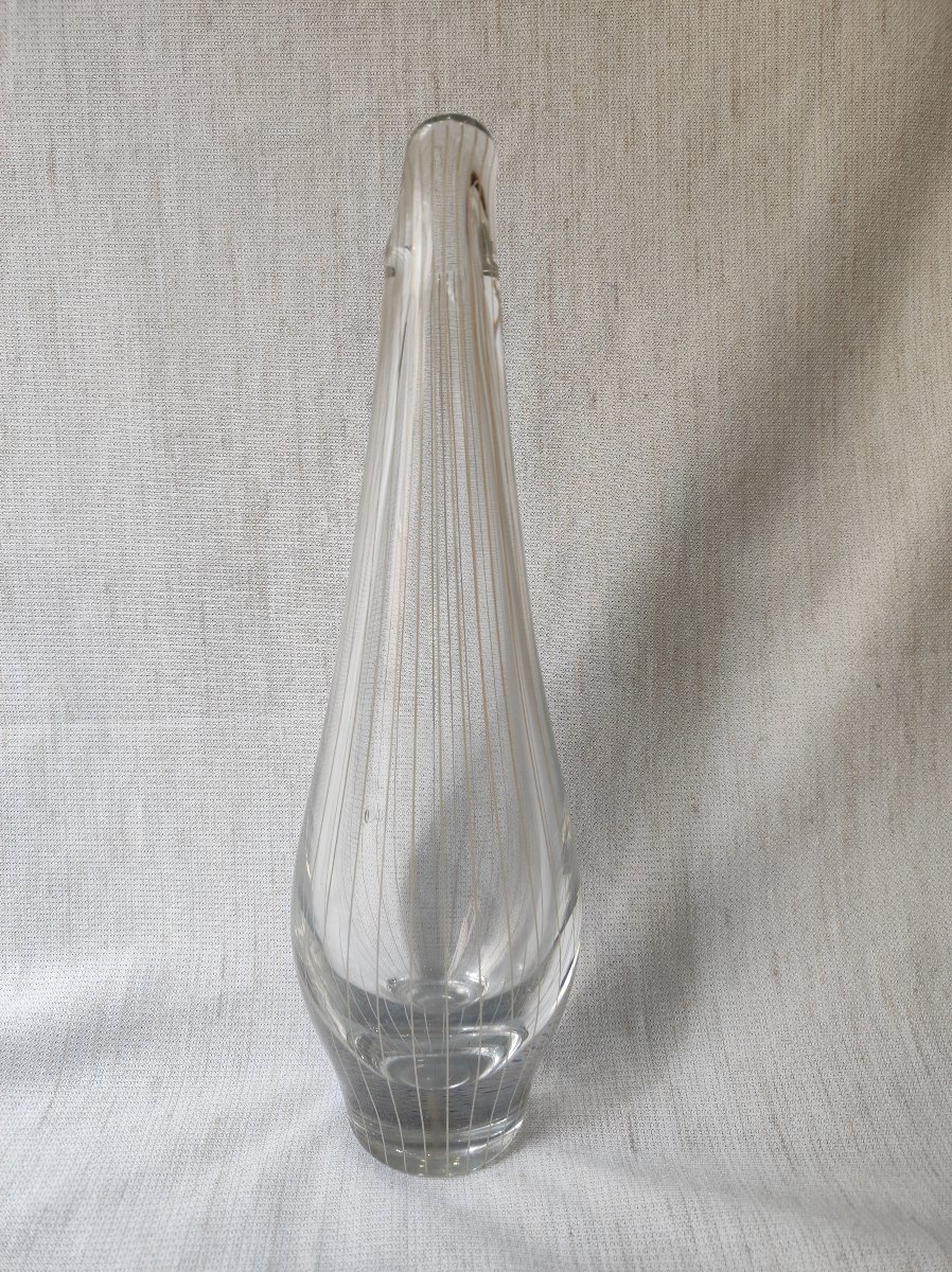 "strikt" Vase By Bengt Orup For Johansford Glasbruk -photo-1