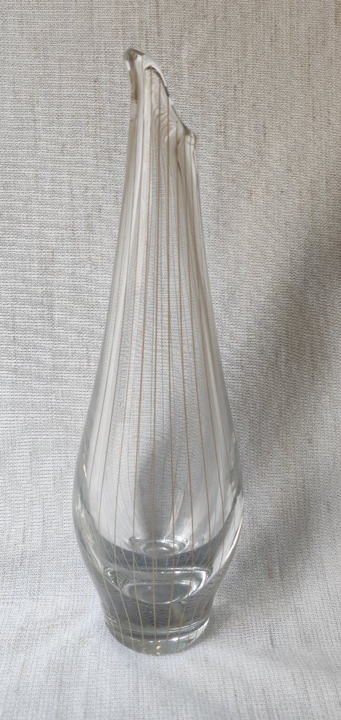 "strikt" Vase By Bengt Orup For Johansford Glasbruk 