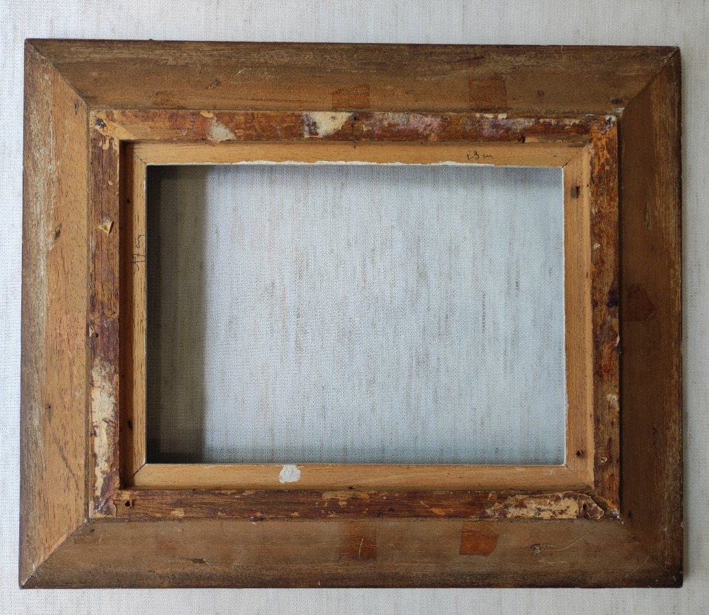 Montparnasse Wooden Frame, Carved With A Patina Finish, Rebate: 23 Cm X 17 Cm -photo-4