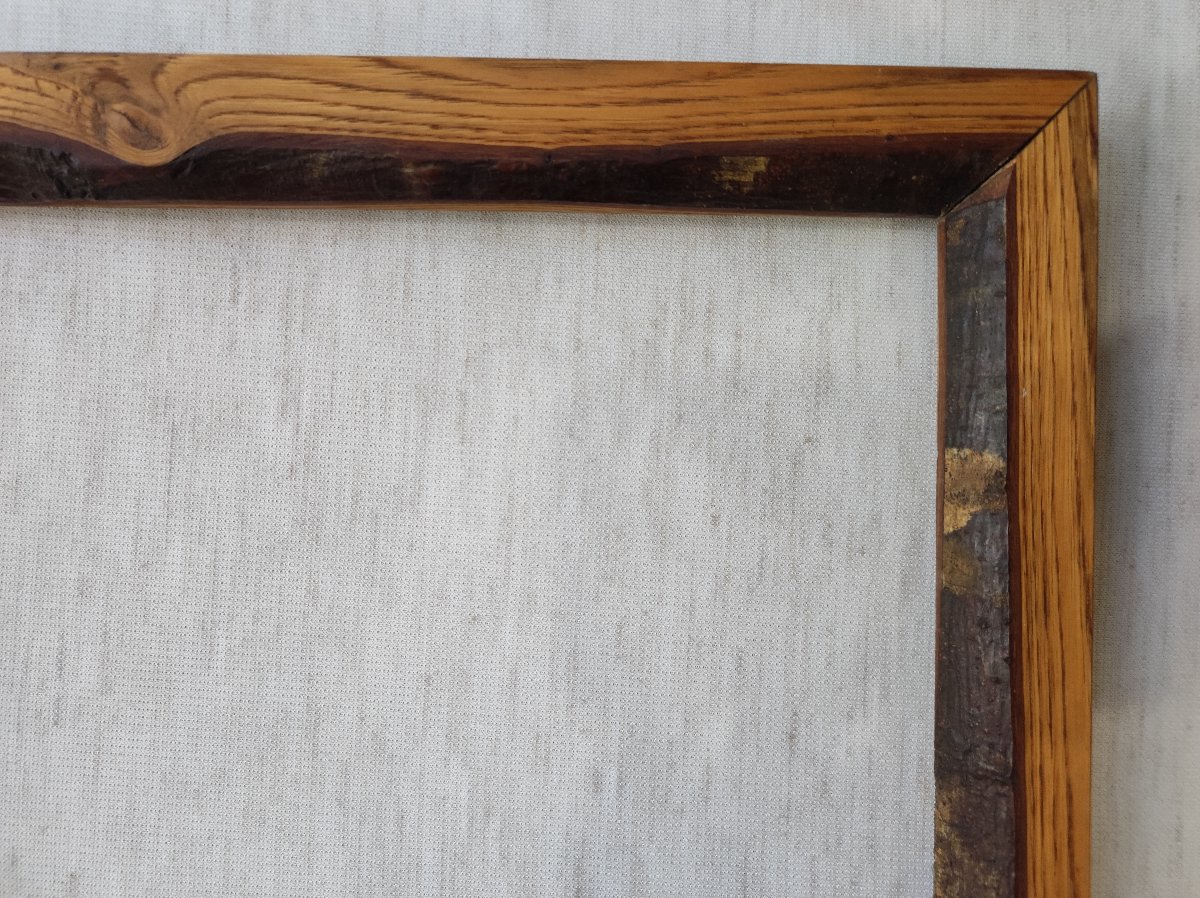 Raw Wood Frame With A 30 Cm X 24 Cm Rebate -photo-3