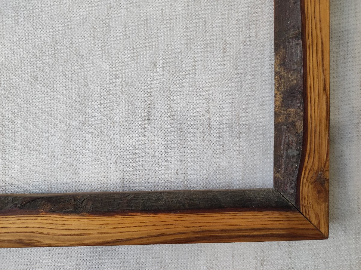 Raw Wood Frame With A 30 Cm X 24 Cm Rebate -photo-4