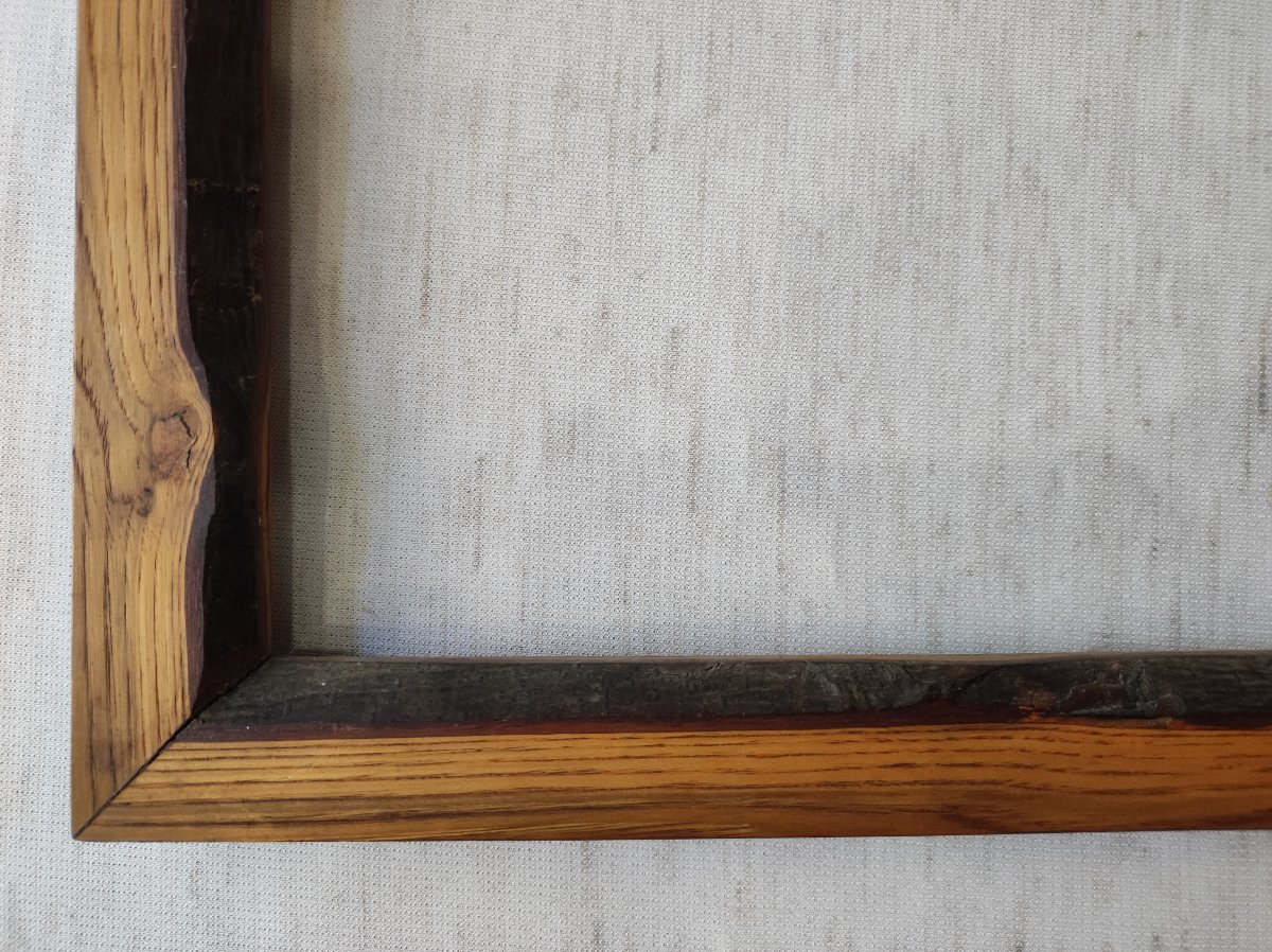 Raw Wood Frame With A 30 Cm X 24 Cm Rebate -photo-2