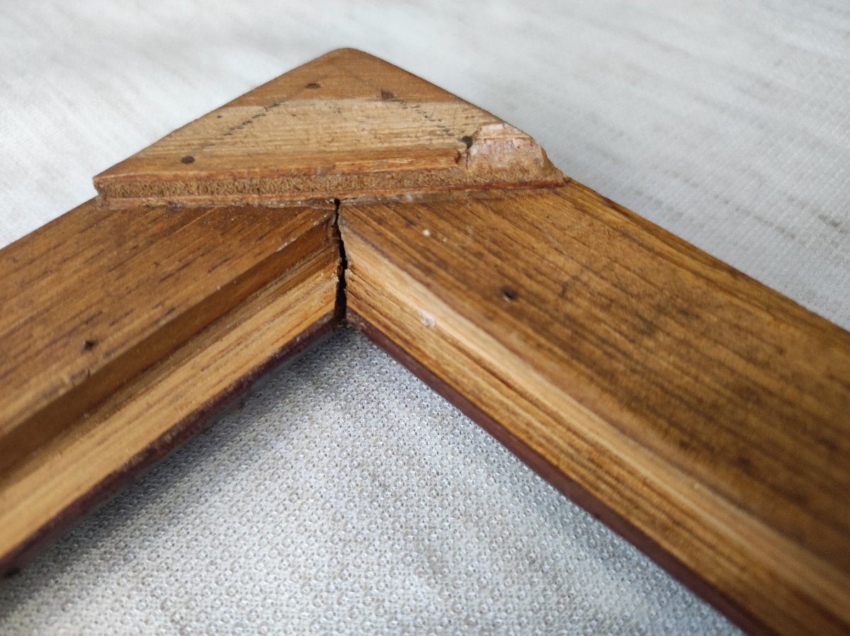 Raw Wood Frame With A 30 Cm X 24 Cm Rebate -photo-3