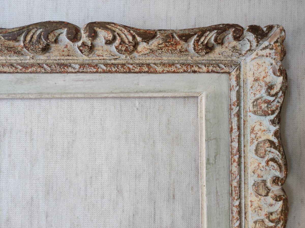Montparnasse Frame, 24 Cm X 18 Cm, Carved Wood With A Patina Finish -photo-2