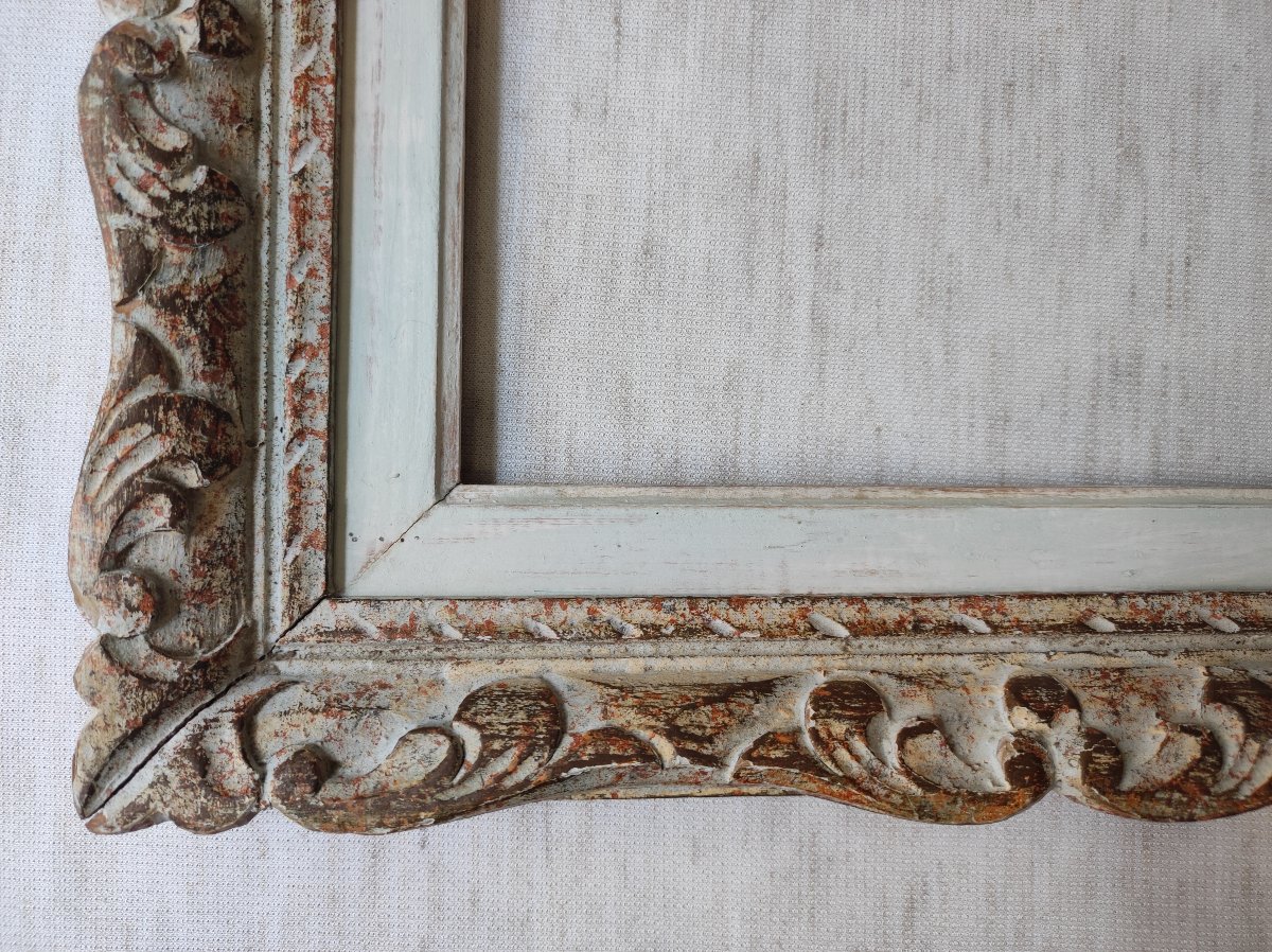 Montparnasse Frame, 24 Cm X 18 Cm, Carved Wood With A Patina Finish -photo-2