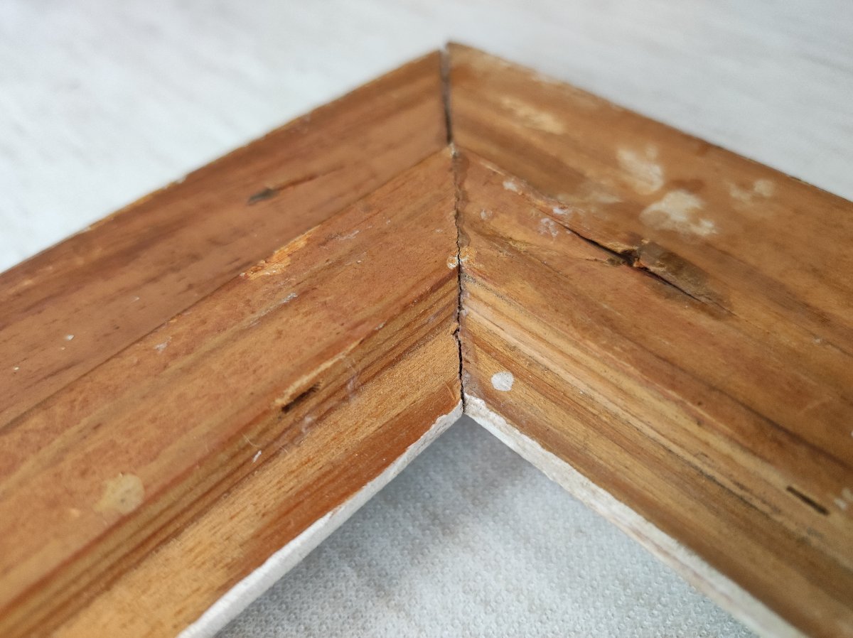 Montparnasse Frame, 24 Cm X 18 Cm, Carved Wood With A Patina Finish -photo-5