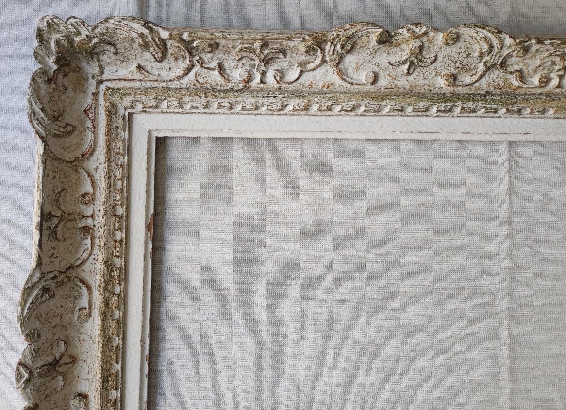 Montparnasse Frame, 50 Cm X 43 Cm, Carved Wood With A Patina Finish -photo-2